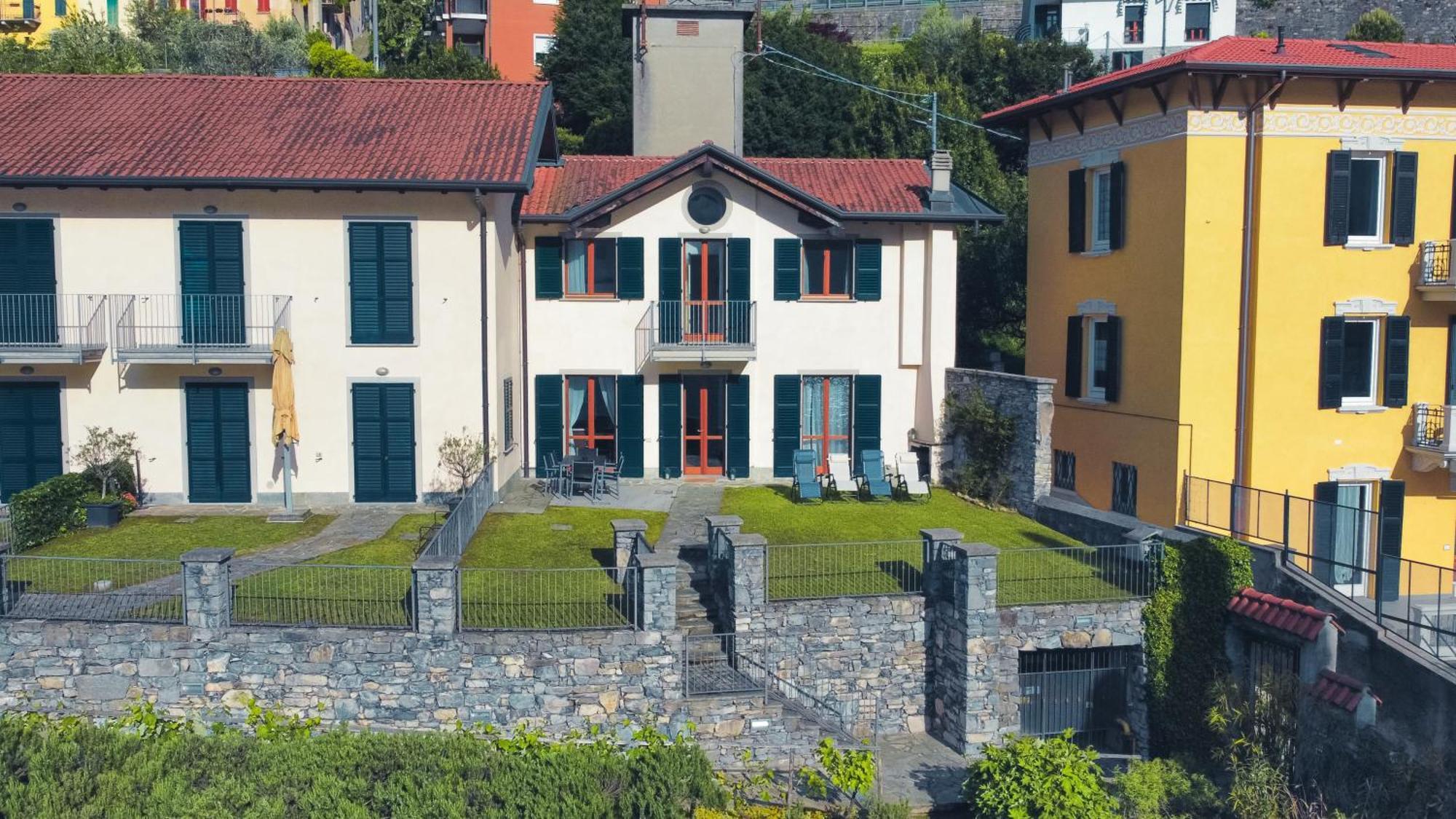 Villa Luminosa Laglio - Private Parking, Garden Exterior foto