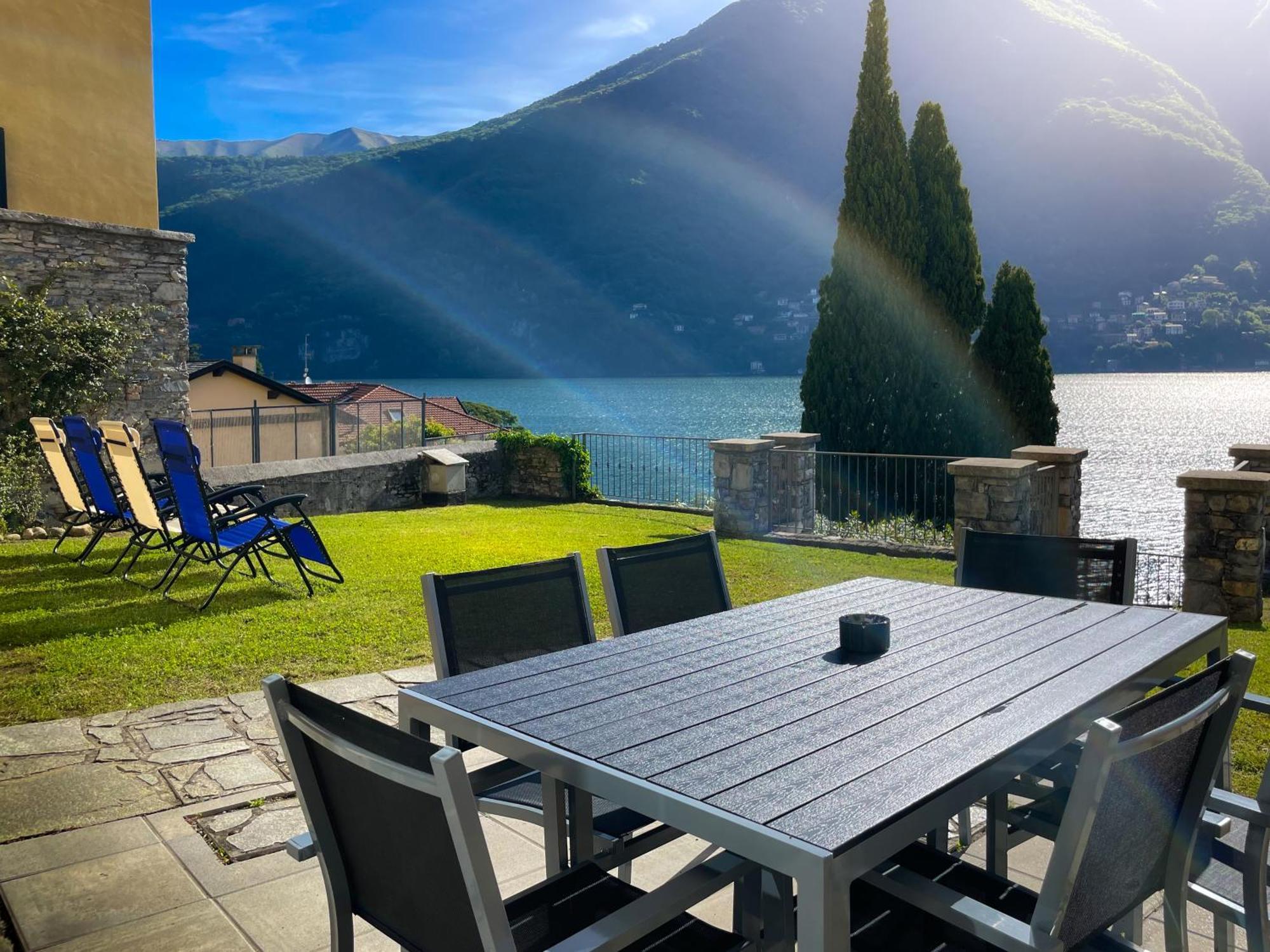 Villa Luminosa Laglio - Private Parking, Garden Exterior foto